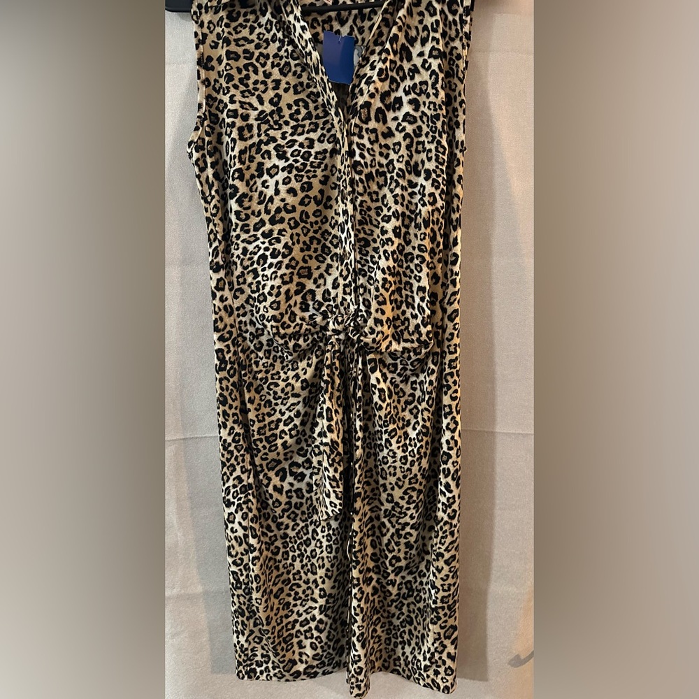 Philosophy Leopard Print Jumpsuit